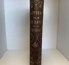 1956- Letters from Europe- E. Thomson