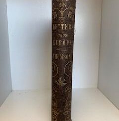 1956- Letters from Europe- E. Thomson