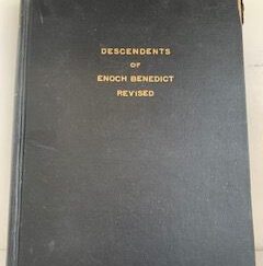 1964- Descendents of Enoch Benedict Revised- C.C. Benedict