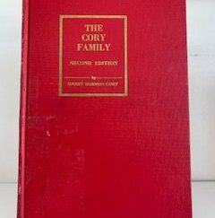 1941- The Cory Family Second Edition- Harry Harmon Cory