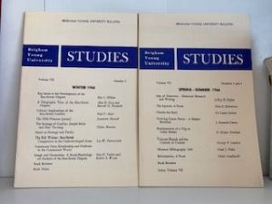 1966- Brigham Young University Studies VII No. 2,3,4- Brigham Young University Bulletin