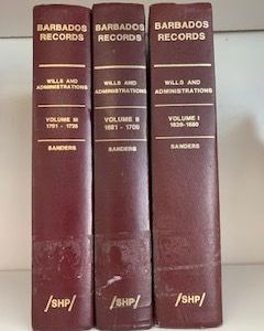 1979-1981- Barbados: Wills and Adminstrations Vol 1, 2, 3- Joanne McCree Sanders