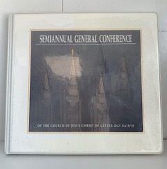 1990- SemiAnnual General Conference of the church of Jesus Christ of Latter-day saints 160th annual- cassette tapes