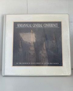 1990- SemiAnnual General Conference of the church of Jesus Christ of Latter-day saints 160th annual- cassette tapes