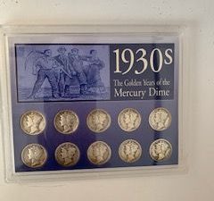 1930- 1930’s The Golden Years of the Mercury Dime