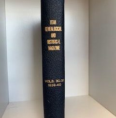1940-Utah Geological and Historical Magazine Vol. 30-31 1939-40