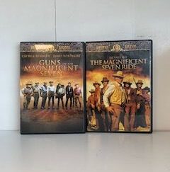 1969/72- Guns of the Magnificent seven & The Magnificent Seven Ride – George Kennedy, James Whitmore and Lee Van Cleef- DVD’s