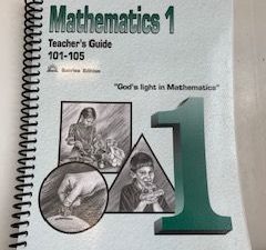 2001- Mathematics 1 Teachers’s Guild 101-105- Christian Light Education