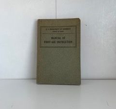 1930-Manual of First-aid Instruction- U.S Department of Commerce
