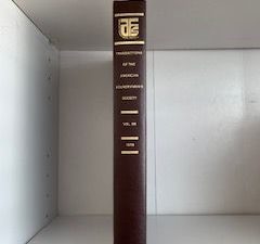 1978- Transaction of the America Foundrymen’s Society- American Foundrymen’s society