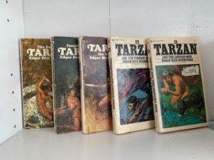 1969- 5 Tarzan Books (vols. 3,6,7,18,22)- Edgar Rice Burroughs