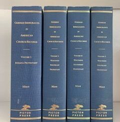 2005-2007- German Immigrants In American Church Records – 5 Volume Set – Roger P. Minert, Ph. D, A.G.