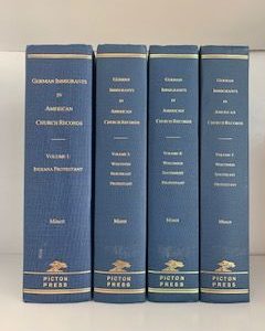 2005-2007- German Immigrants In American Church Records – 5 Volume Set – Roger P. Minert, Ph. D, A.G.