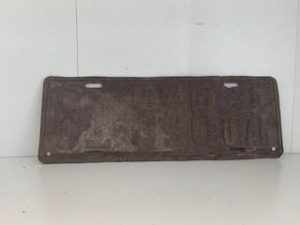 1931- Old Utah License Plate