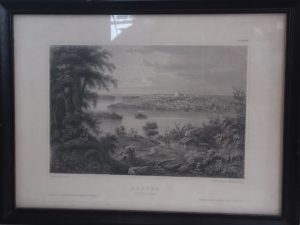Nauvoo, Mississippi Picture in Black Frame