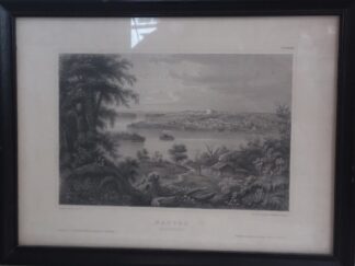 Nauvoo, Mississippi Picture in Black Frame