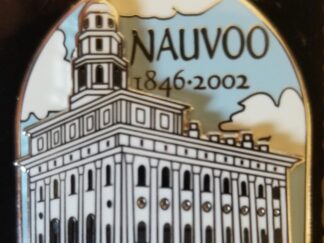 Nauvoo the Beautiful Temple Pin 1846-2002 -- Symbol Arts Collectible Pins