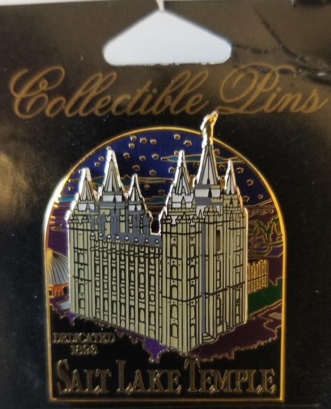 Salt Lake Temple Pin (With Color) — Symbol Arts Collectible Pins