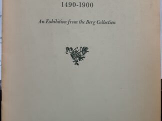 Landmarks in English Literature in First or Early Edition: 1490-1900: An Exhibition from the Berg Collection (1959) ~ by John D. Gordan