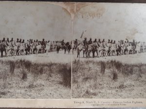 Strohmeyer & Wyman, Publishers Stereoview Card: “Troop A, Ninth U. S Cavalry—Famous Indian Fighters” (1898)