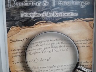 Early Mormon Doctrine & Teachings: Principles of the Restoration w/ CD (Rare!) (2009) ~ Edited by David A. Dye