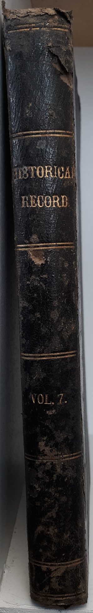 Historical Record: Vol. 7 (1888) ~ Edited and Published by Andrew Jenson