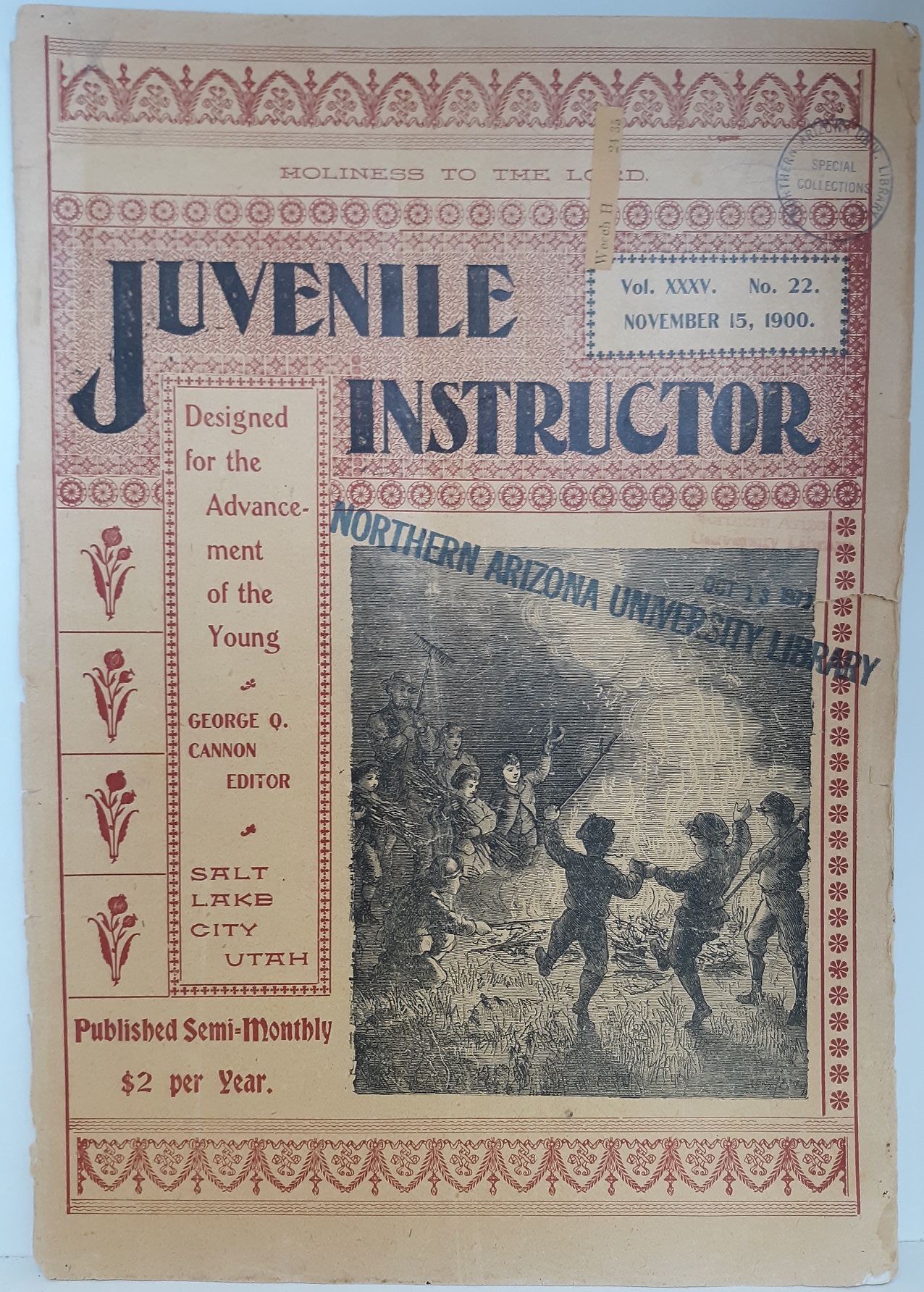 Juvenile Instructor: Vol. 35, No. 22, November 15, 1900