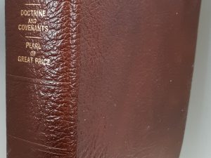 Brown Leather LDS Quadruple Combination