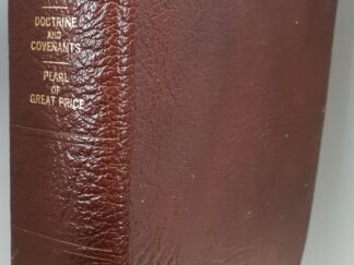 Brown Leather LDS Quadruple Combination
