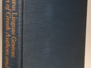 Thesaurus Linguae Graecae: Cannon of Greek Authors and Works (1986) ~ by Luci Berkowitz, and Karl A. Squitier