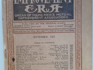 Improvement Era: Vol. 10, No. 11, September, 1907 (1907)