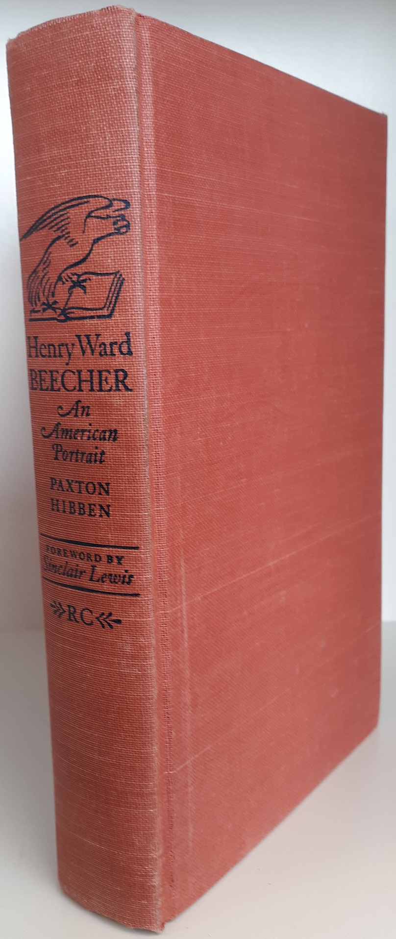 Henry War Beecher: An American Portrait (Signed by Mormon Historian Leonard J. Arrington) (1942) ~ by Paxton Hibben