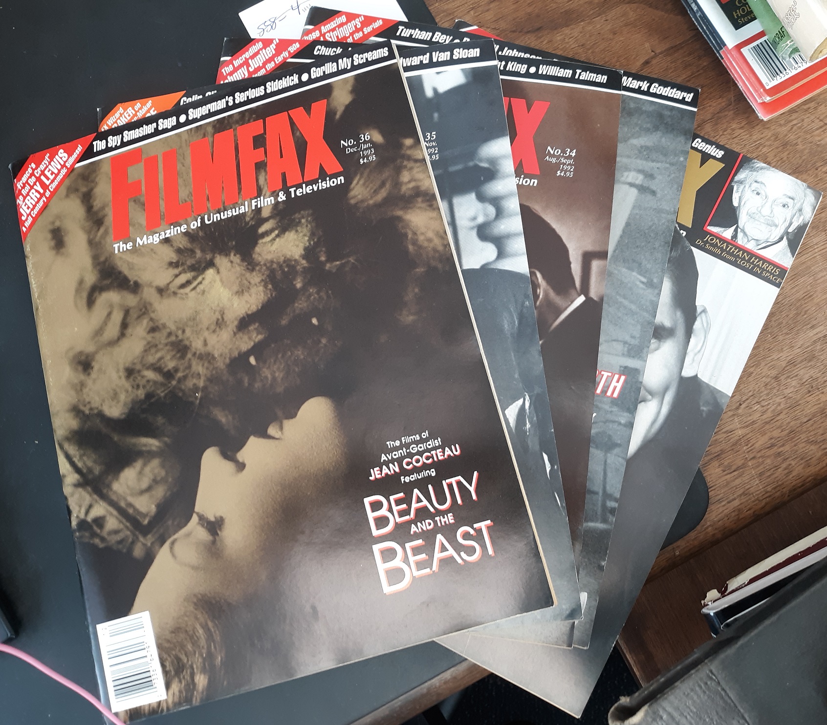 Set of 5 Issues of Filmfax Magazine