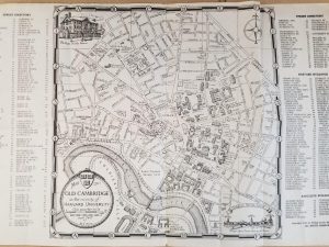 1943 — Map of Old Cambridge in the Vicinity of Harvard University – Phillips Brooks House Association —