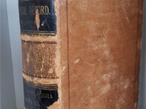 1889 — Historical Record Vols. 5-8 — Leather Binding — Andrew Jenson