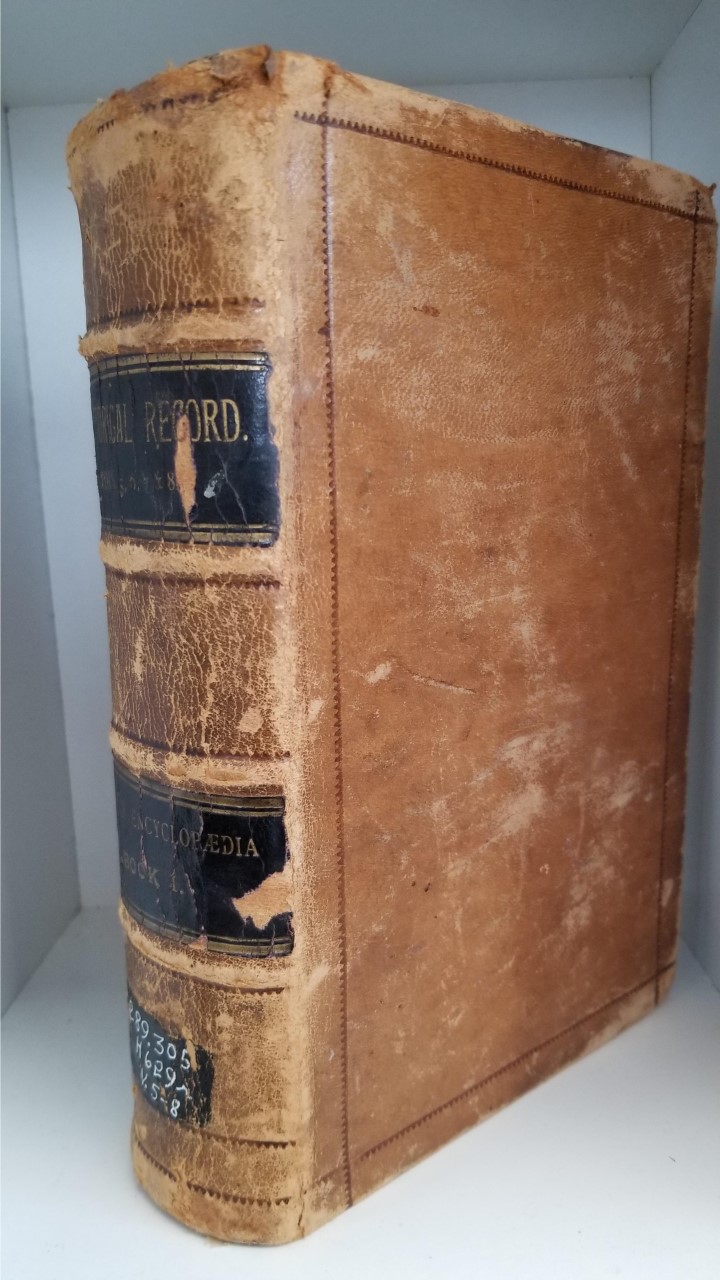1889 — Historical Record Vols. 5-8 — Leather Binding — Andrew Jenson