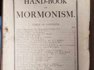 1882 ~ Hand-Book on Mormonism – Eaton, Coyner, Goodwin, Froiseth, Hollister, Paddock, Thomas, McBride, etc….
