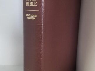1982 — Holy Bible — Brown Leather — Church Employee Christmas Gift Edition