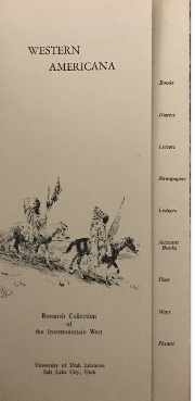Western Americana~ Research Collection of the Intermountain West