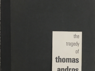 1960 ~ The Tragedy of Thomas Andros