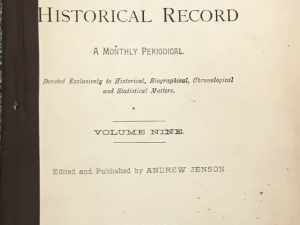 1890 ~ The Historical Record ~ Volume Nine