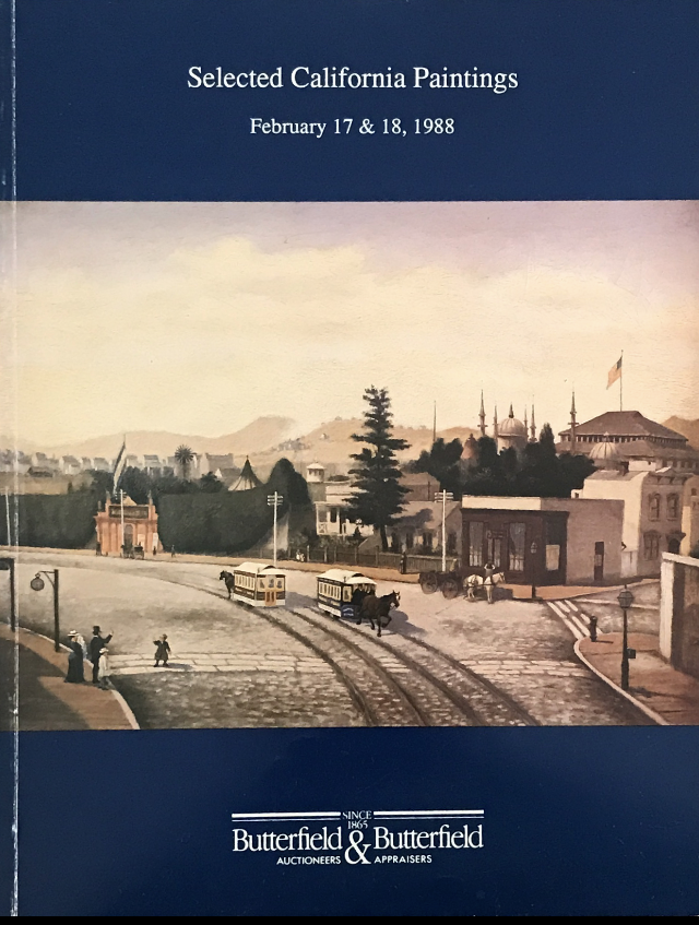 Selected California Paintings ~ February 17 & 18, 1988