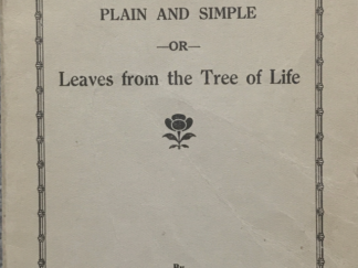 1929 ~ “Mormon” Doctrine ~ Plain and Simple or Leaves From The Tree of Life