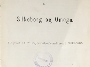 1891 ~ Oversigtskort og FUrisforer for Silkeborg og Omegn