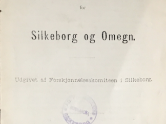 1891 ~ Oversigtskort og FUrisforer for Silkeborg og Omegn