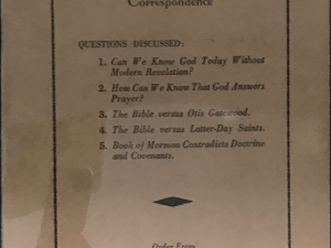 Jensen-Gatewood Correspondence