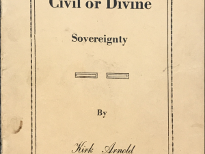 1934 ~ Kirk Arnold ~ Civil or Divine Sovereighnty