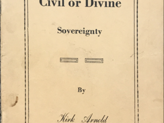 1934 ~ Kirk Arnold ~ Civil or Divine Sovereighnty