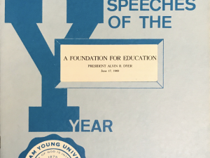 1969 ~ Speeches of the Year ~ A Foundation For Education ~ President Alvin R. Dyer