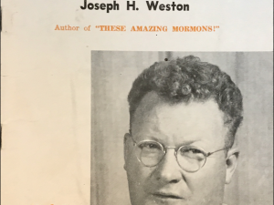 1951 ~ Joseph H. Weston ~ My Testimony